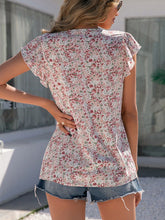 Camisa con estampado bohemio de resort